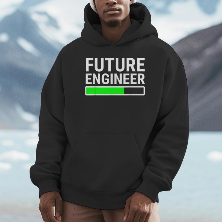 Future Engineer Loading Bar Cool Graduation Unisex Hoodie