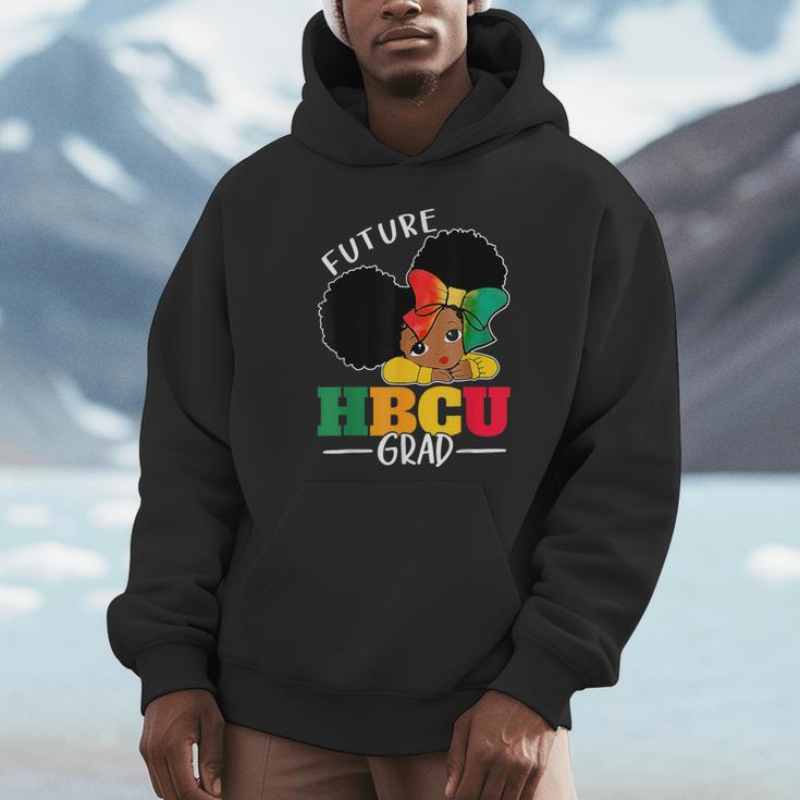 Future HBCU Grad History Girl Graduation HBCU Kids Unisex Hoodie
