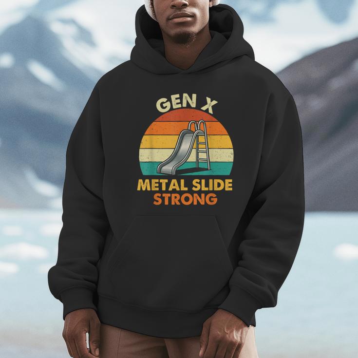 Gen X Slide Strong Generation X Gen Xer Nostalgia Unisex Hoodie Gen X Slide Strong Generation X Gen Xer Nostalgia Unisex Hoodie