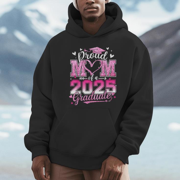 Graduation 2025 Proud Mom Of 2025 Graduate Floral Women Unisex Hoodie