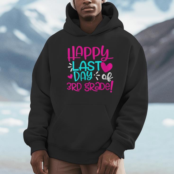 Happy Last Day Of Third 3rd Grade Teacher Student Graduation Unisex Hoodie