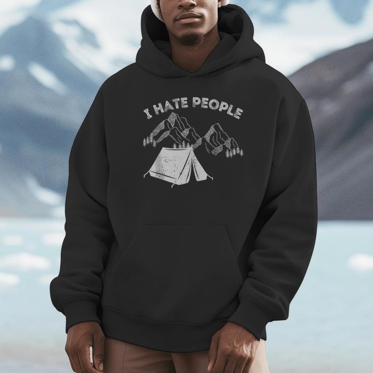 I Hate People Introvert Sarcastic I Love Camping Unisex Hoodie I Hate People Introvert Sarcastic I Love Camping Unisex Hoodie