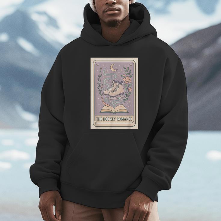 Hockey Romance Tarot Card Books Reader Cozy Reading Unisex Hoodie