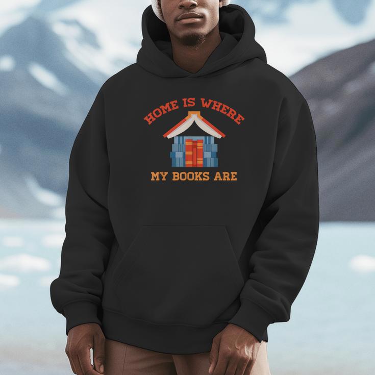 Home Is Where My Books Are Unisex Hoodie
