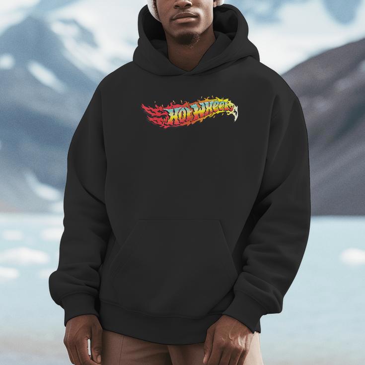 Hot Wheels Comic Book Fire Logo Unisex Hoodie Hot Wheels Comic Book Fire Logo Unisex Hoodie