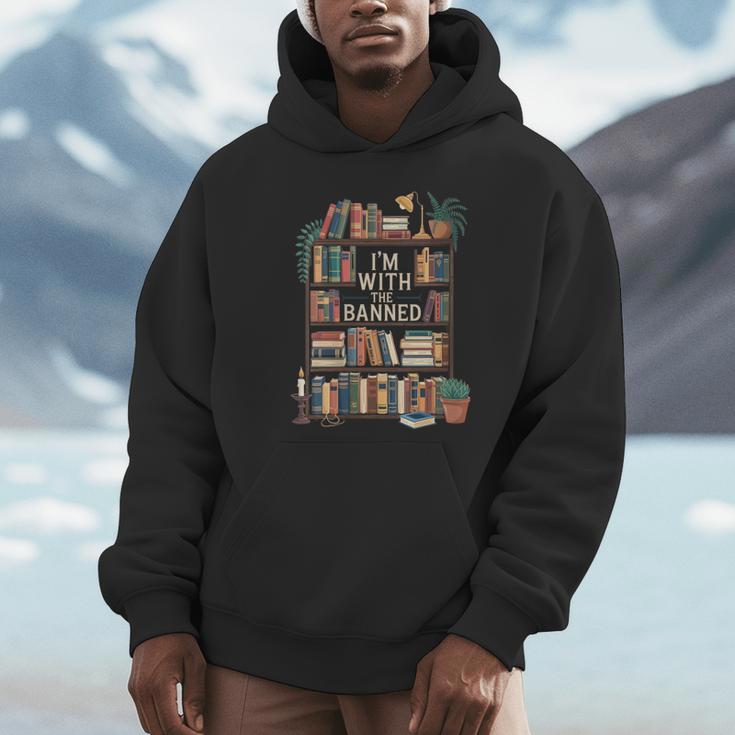 I'm With The Banned Books Reading Unisex Hoodie