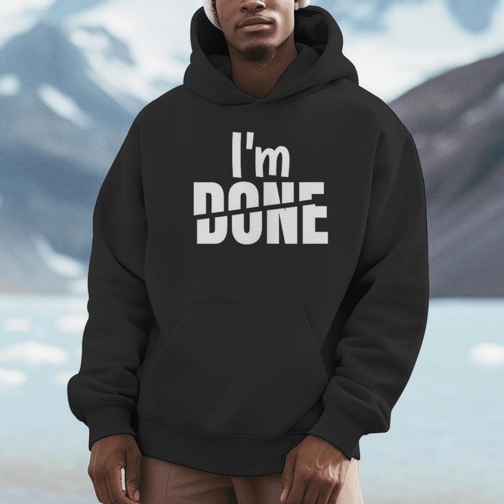 I'm Done Sarcastic Introvert Introversion Unisex Hoodie I'm Done Sarcastic Introvert Introversion Unisex Hoodie