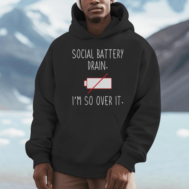 I'm So Over It Saying For Introvert And Shy People Unisex Hoodie I'm So Over It Saying For Introvert And Shy People Unisex Hoodie