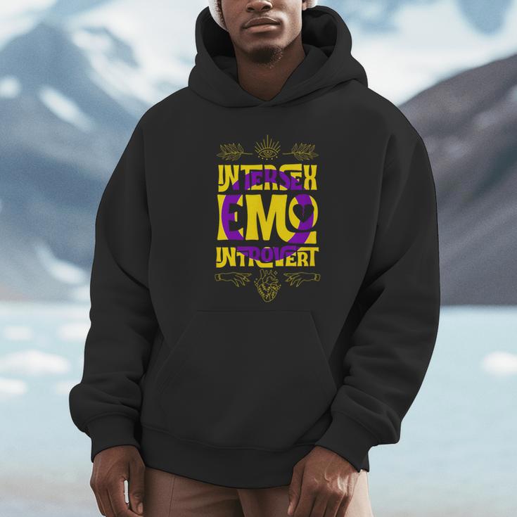 Intersex Emo Introvert Pride Trendy Mystic Teen Goth Style Unisex Hoodie