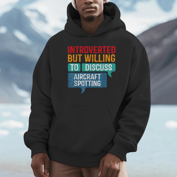 Introvert Aircraft Spotting Lovers Men & Women Unisex Hoodie
