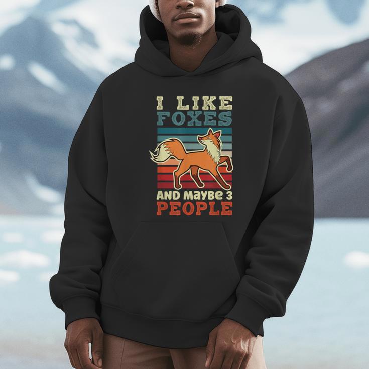 Introvert Fox Animal Lover Saying Loner Antisocial Unisex Hoodie Introvert Fox Animal Lover Saying Loner Antisocial Unisex Hoodie