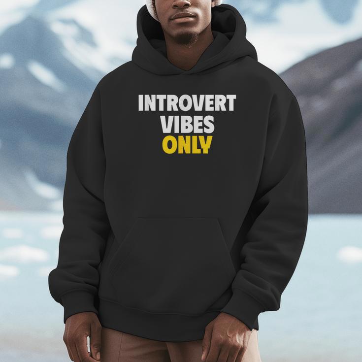 Introvert Vibes Only Unisex Hoodie Introvert Vibes Only Unisex Hoodie