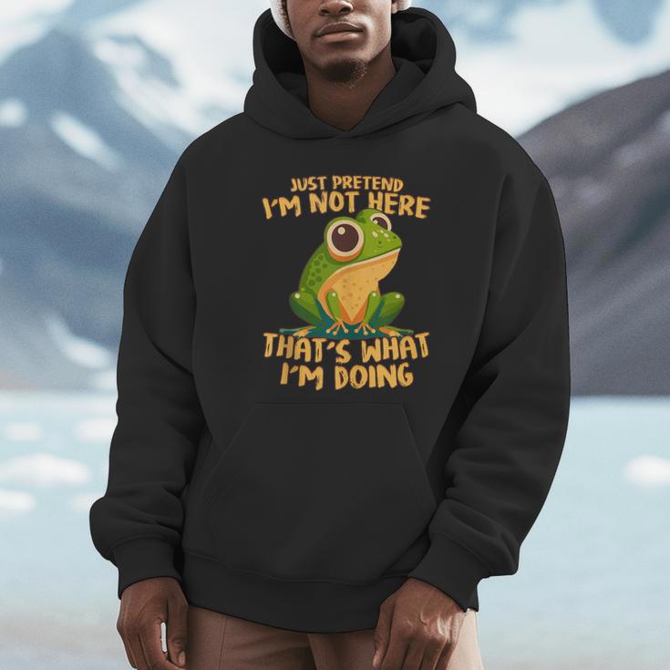 Introverts Thats What Im Doing Just Pretends Unisex Hoodie