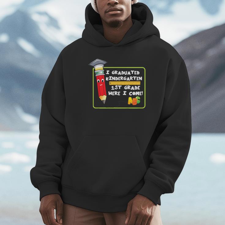 Kids Kindergarten Graduation Students Going To 1st Grade Unisex Hoodie