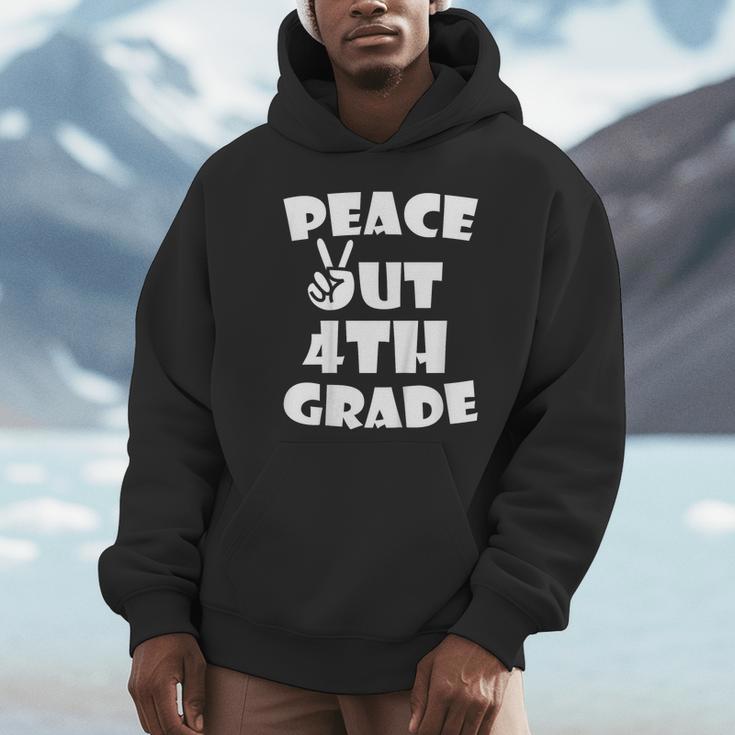 Kids Kids Peace Out 4th Grade For Graduation Unisex Hoodie