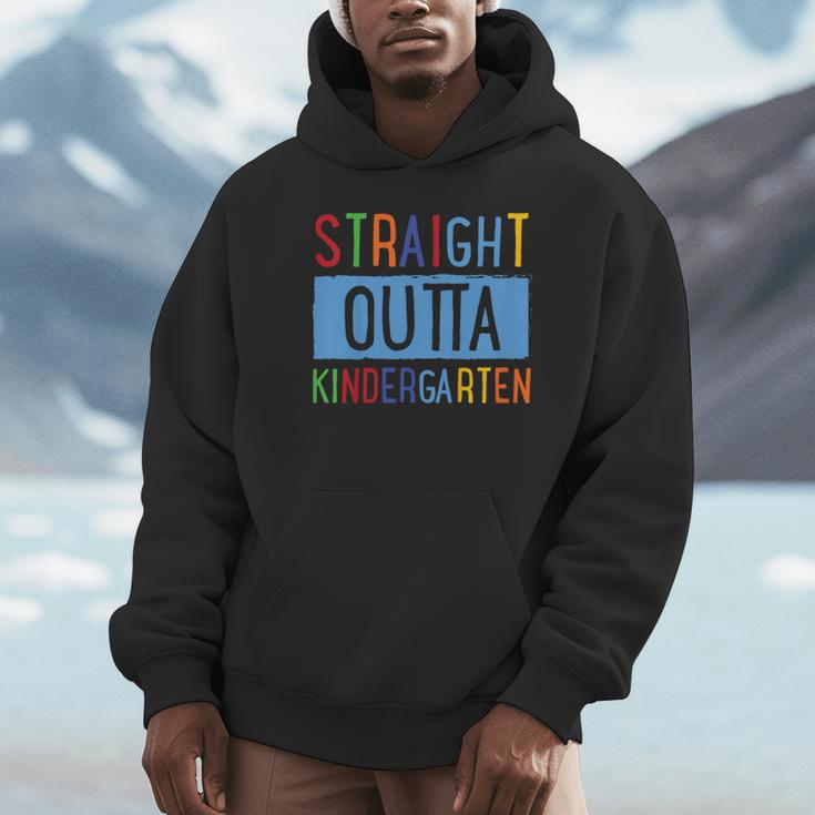 Kids STRAIGHT OUTTA KINDERGARTEN T-SHIRT FUNNY GRADUATION GIFT Unisex Hoodie