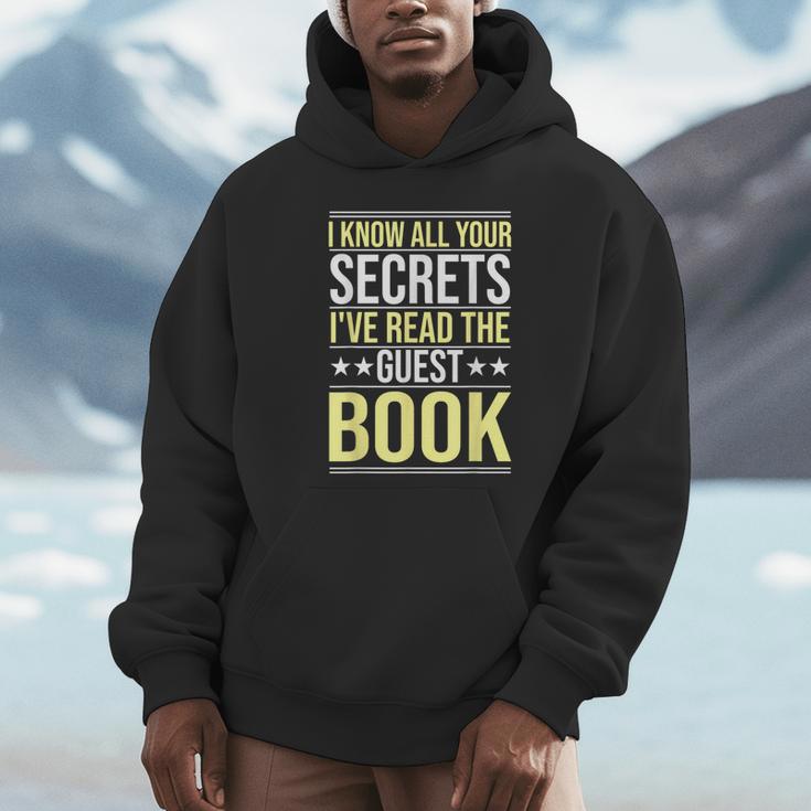 I Know All Your Secrets i Have Read Guest Book Hotel Manager Unisex Hoodie I Know All Your Secrets i Have Read Guest Book Hotel Manager Unisex Hoodie