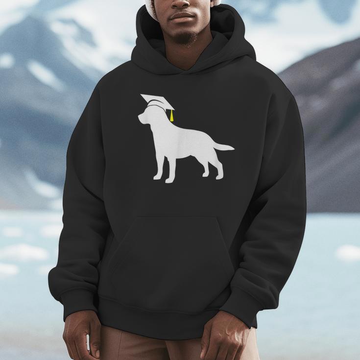 Labrador Retriever Graduation Dog Graduate For Men Women Kids Unisex Hoodie