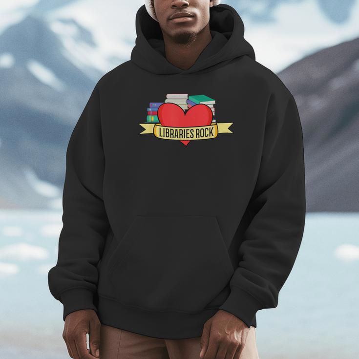 Librarian Library Assistant Libraries Rock Book Lover Unisex Hoodie