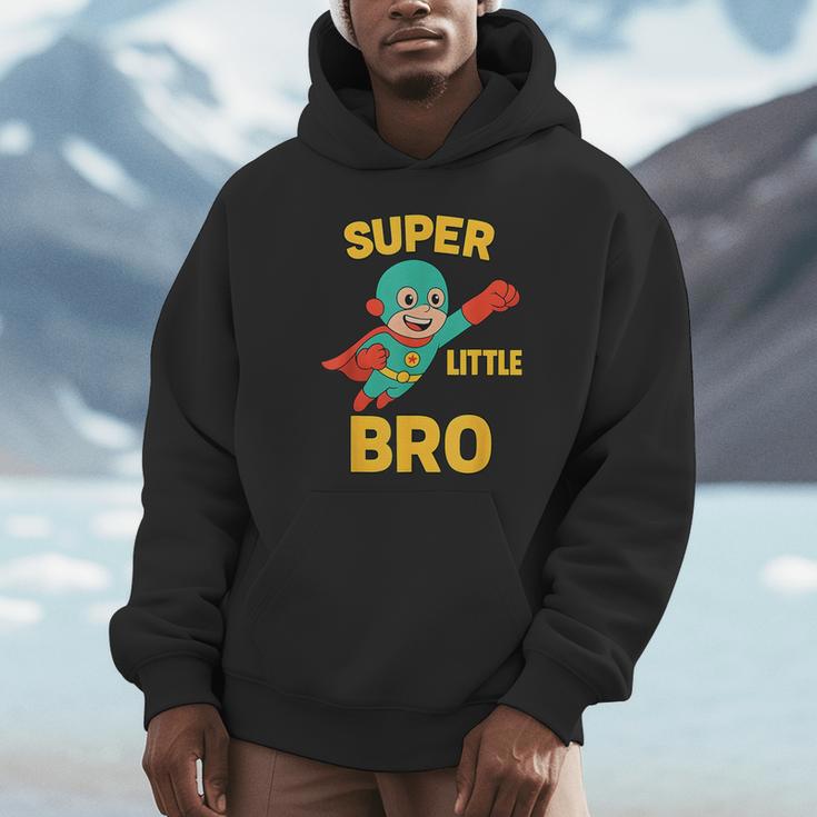 Little Cute Superhero Brother Comic Book Baby Bro Unisex Hoodie