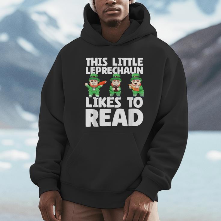 This Little Leprechaun Likes To Read St Patrick's Day Book Unisex Hoodie