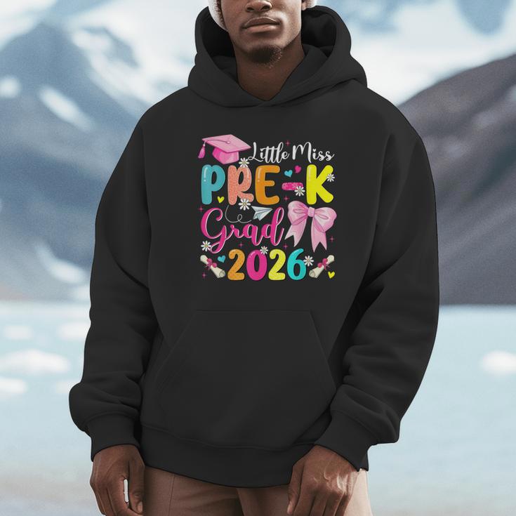 Little Miss Pre-K Grad 2026 Preschool Graduation Kids Girls Unisex Hoodie