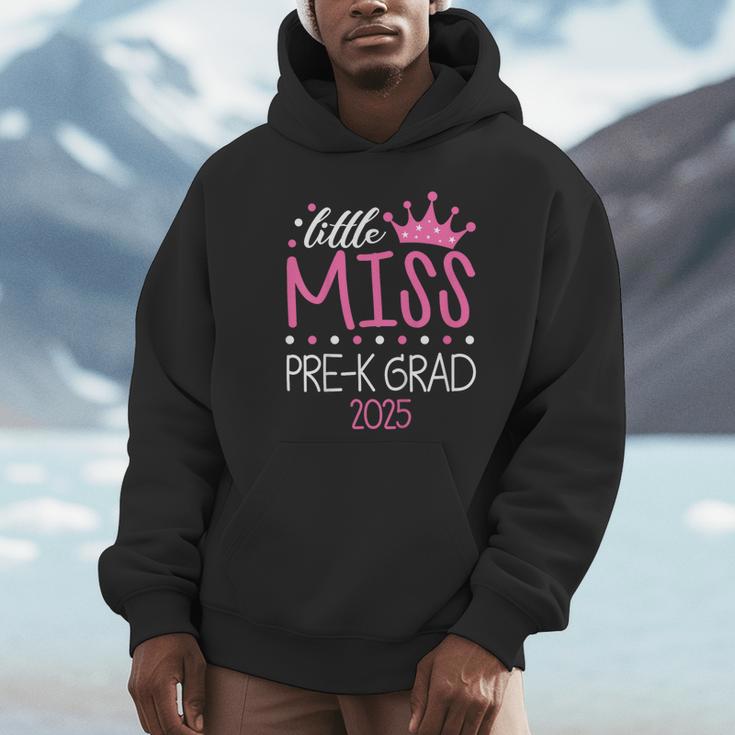 Little Miss Pre-K Grad Preschool Prek Graduation 2025 Unisex Hoodie