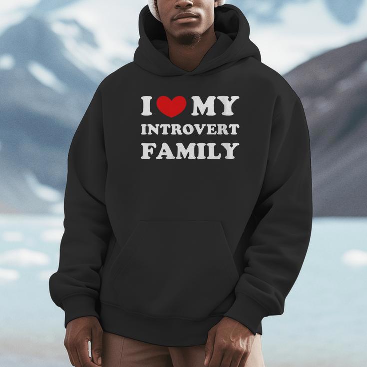I Love My Introvert Family I Heart My Introvert Family Unisex Hoodie I Love My Introvert Family I Heart My Introvert Family Unisex Hoodie