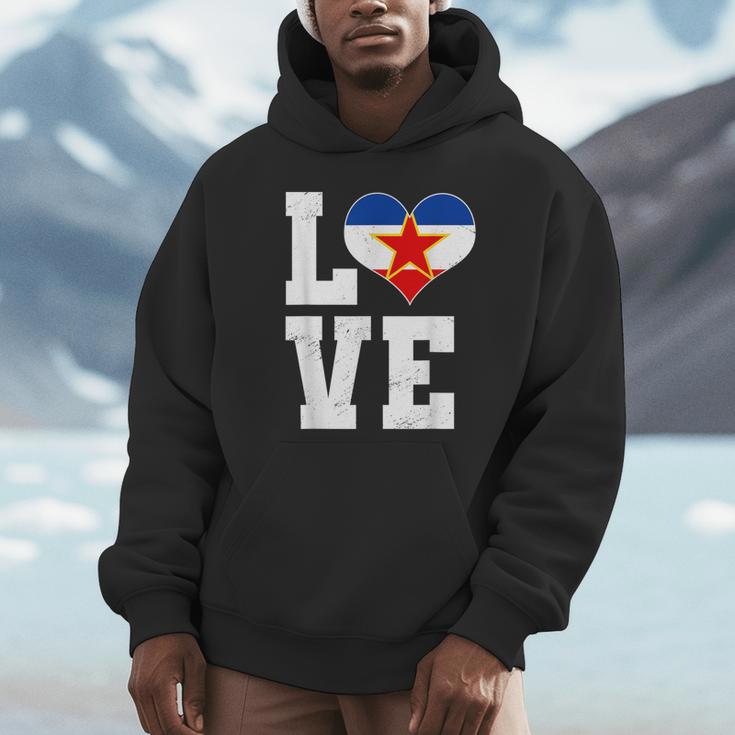 Love Yugoslavia Proud Yugoslav Nostalgia Unisex Hoodie Love Yugoslavia Proud Yugoslav Nostalgia Unisex Hoodie
