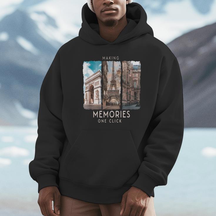 Making Memories In Paris Photo Nostalgia Travel Humor Unisex Hoodie Making Memories In Paris Photo Nostalgia Travel Humor Unisex Hoodie