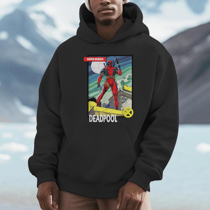 Marvel Comics Deadpool Vintage Book Art Unisex Hoodie