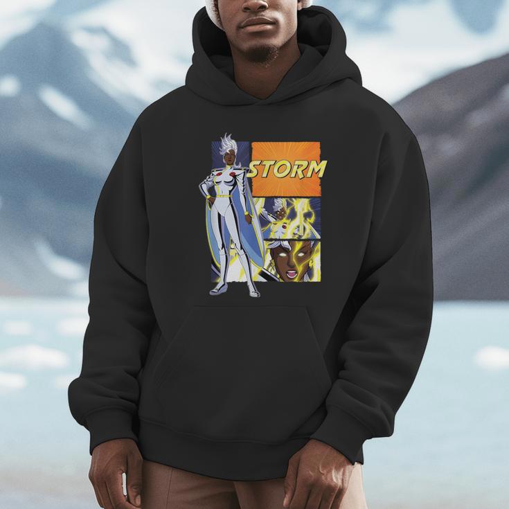 Marvel X-Men '97 Storm Vintage Classic Comic Book Panels Unisex Hoodie