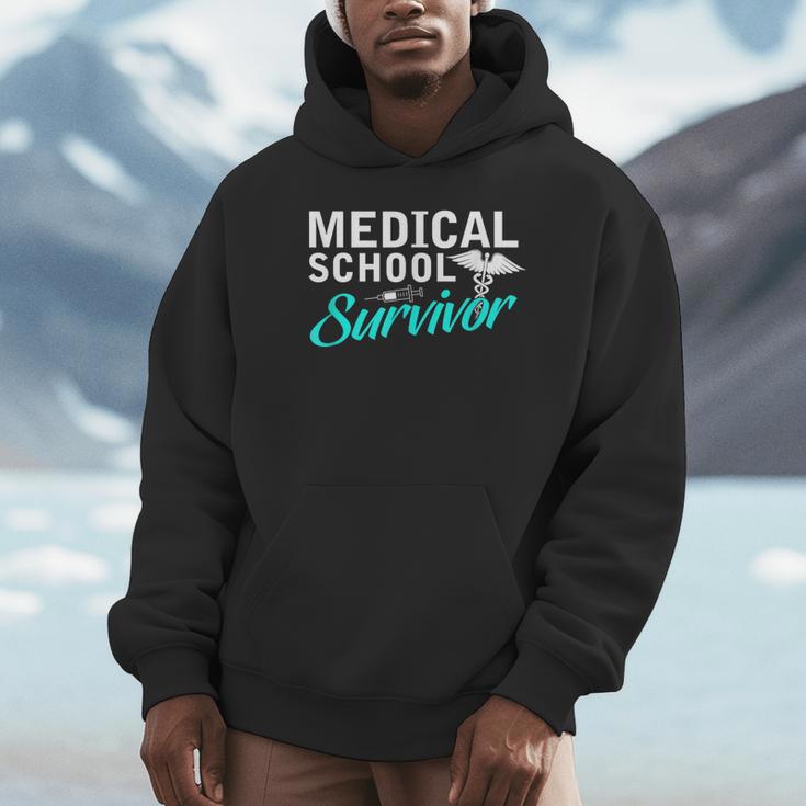 Medical School Survivor Med Student Graduation Unisex Hoodie