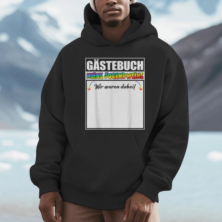 Meine Jugendweihe Guest Book Colourful Wir Waren Dabei MäDchen German Unisex Hoodie Meine Jugendweihe Guest Book Colourful Wir Waren Dabei MäDchen German Unisex Hoodie