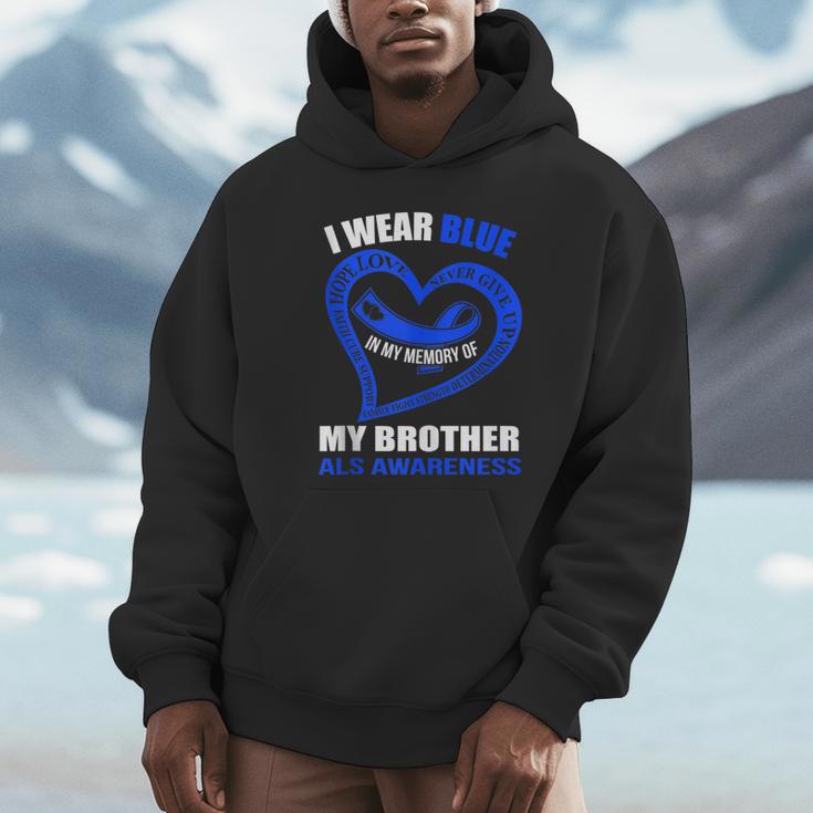 In My Memory Of My Brother ALS AWARENESS Unisex Hoodie In My Memory Of My Brother ALS AWARENESS Unisex Hoodie