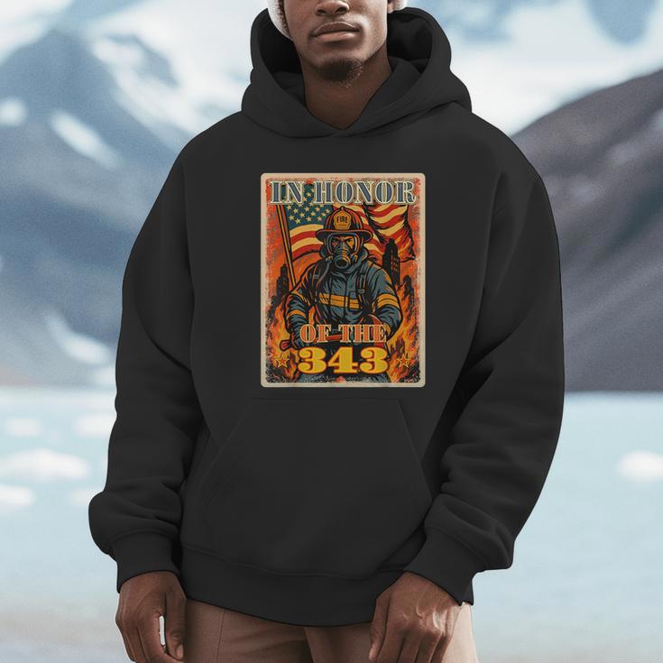 In Memory And Honor We Will Never Forget 343 Firefighters Unisex Hoodie In Memory And Honor We Will Never Forget 343 Firefighters Unisex Hoodie