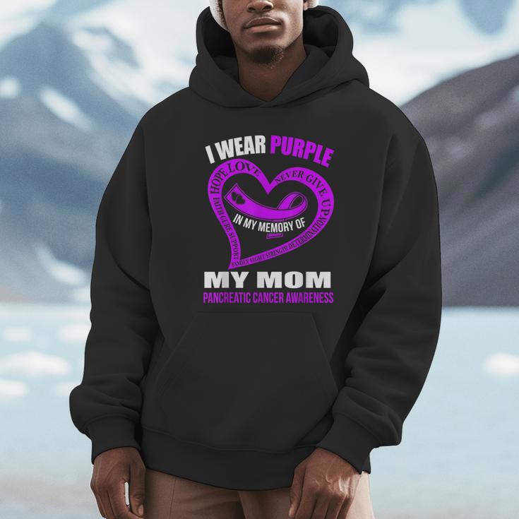 In My Memory Of My Mom PANCREATIC CANCER AWARENESS Unisex Hoodie In My Memory Of My Mom PANCREATIC CANCER AWARENESS Unisex Hoodie