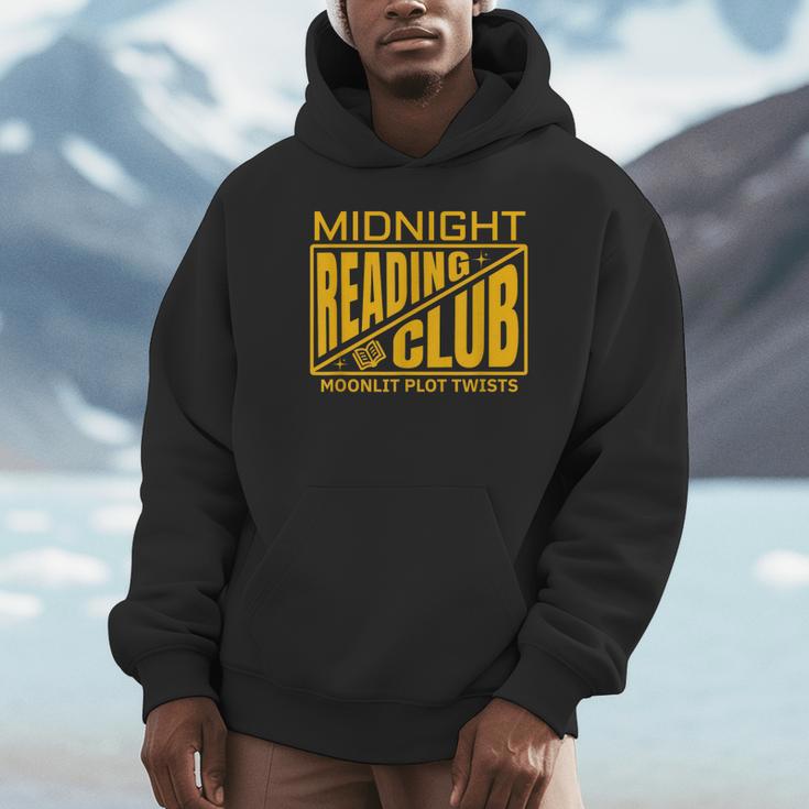 Midnight Reading Club Night Owl Book Readers Unisex Hoodie Midnight Reading Club Night Owl Book Readers Unisex Hoodie
