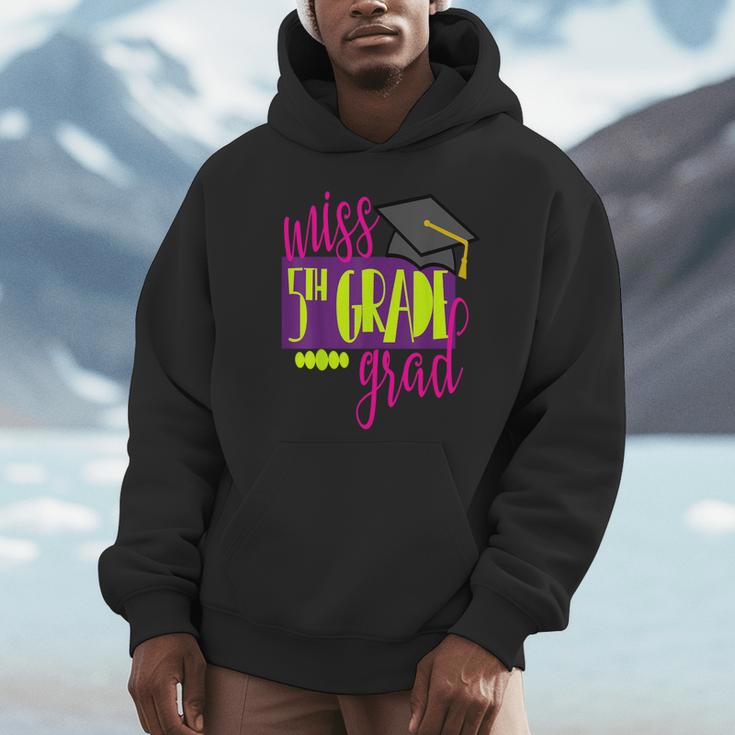 Miss 5th Grade Shirt 5 Grad Kids Girl Graduation School Unisex Hoodie