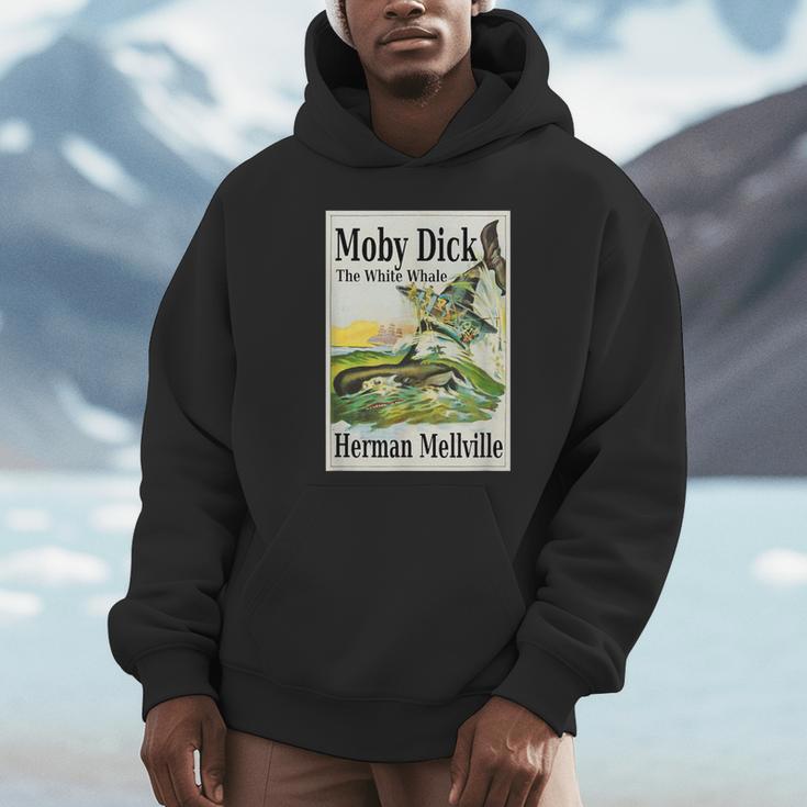 Moby Dick Book Cover Illustration Unisex Hoodie