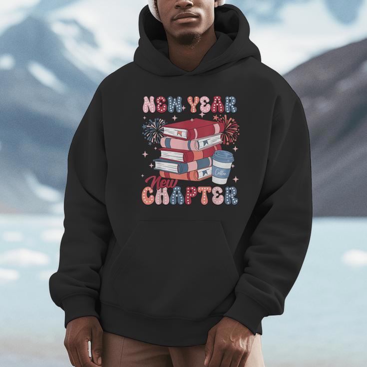 New Year New Chapter Happy New Year 2025 Book Lover Unisex Hoodie
