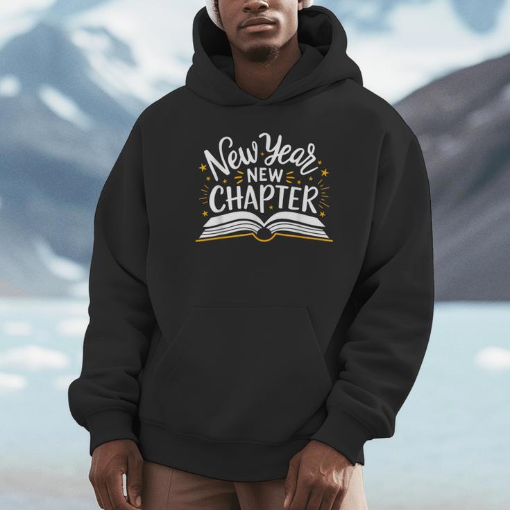 New Year New Chapter Happy New Year 2025 Book Unisex Hoodie New Year New Chapter Happy New Year 2025 Book Unisex Hoodie