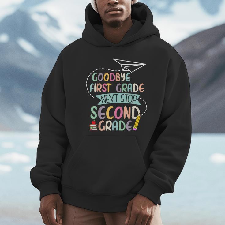 Next Stop 2nd Grade 1st First Grade Graduation Last Day Unisex Hoodie