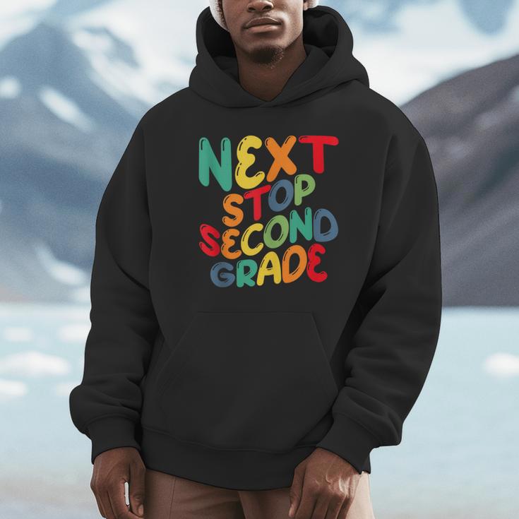 Next Stop Second Grade 1st Grade Graduation Day Kids Unisex Hoodie
