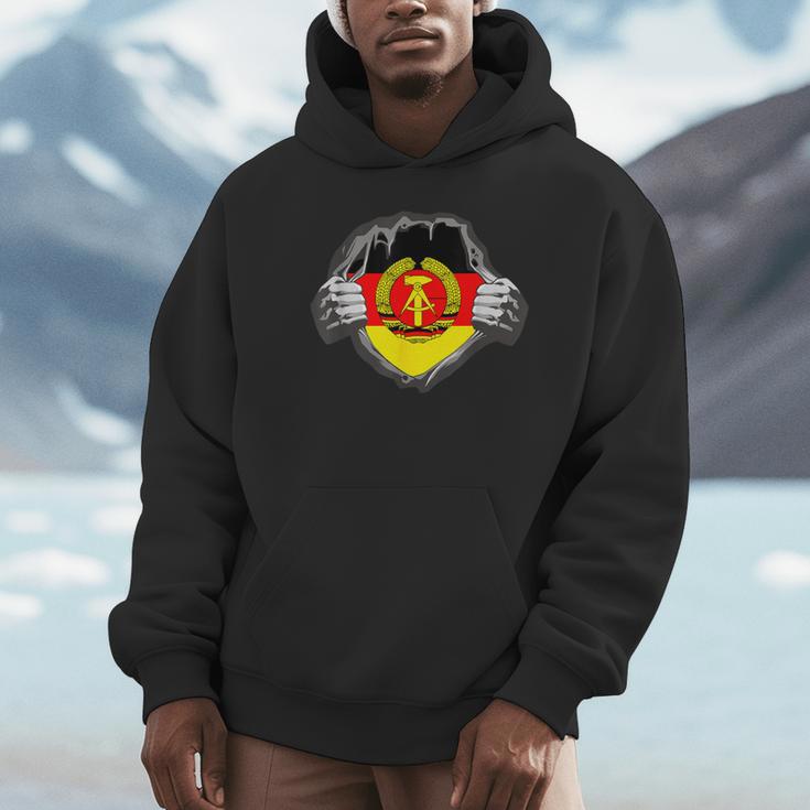 Nostalgia Chest Flag GDR Unisex Hoodie