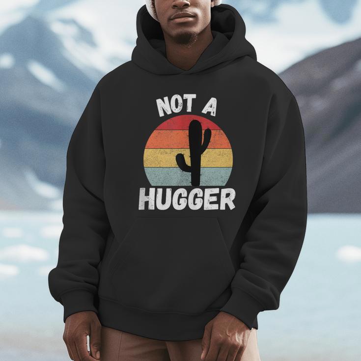 Not A Hugger Cactus Introvert Antisocial Unisex Hoodie Not A Hugger Cactus Introvert Antisocial Unisex Hoodie