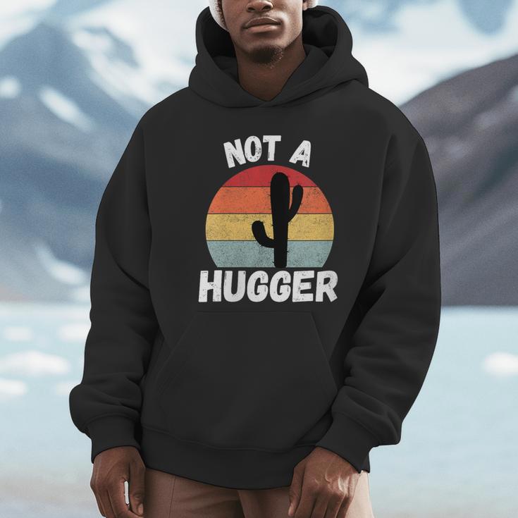 Not A Hugger Cactus Introvert Antisocial Unisex Hoodie