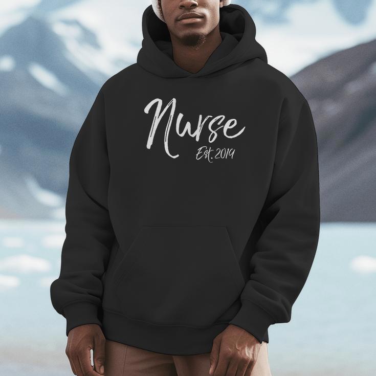 Nurse Est 2019 Shirt Women Nursing School Graduation Unisex Hoodie
