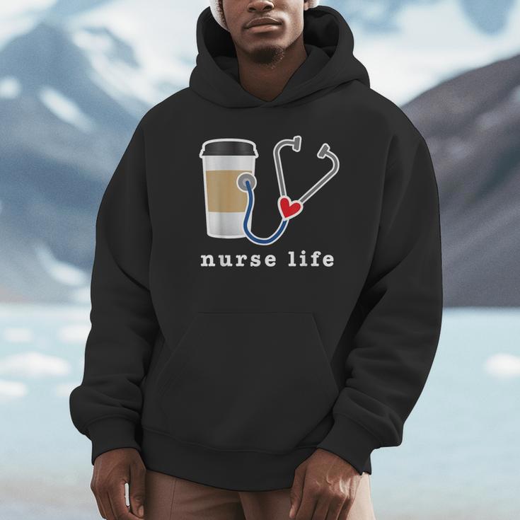 Nurse Life Graphic Nursing School Graduation Unisex Hoodie