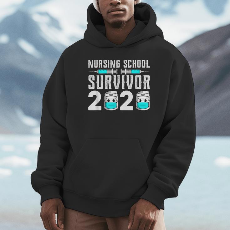 Nursing School Survivor Graduation Nurse RN 2020 Friend Unisex Hoodie